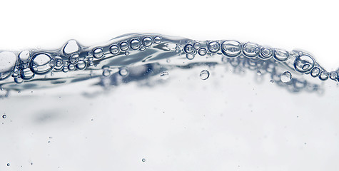 Image showing wave and bubbles 