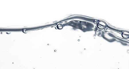 Image showing wave and bubbles