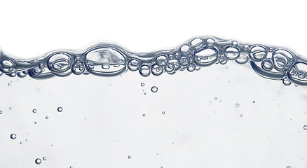 Image showing wave and bubbles