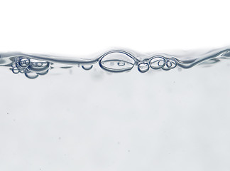 Image showing wave and bubbles