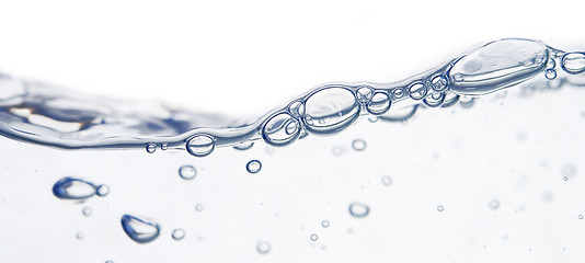 Image showing wave and bubbles