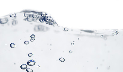 Image showing wave and bubbles