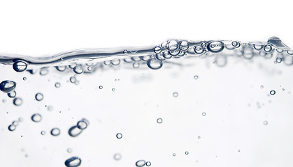 Image showing wave and bubbles