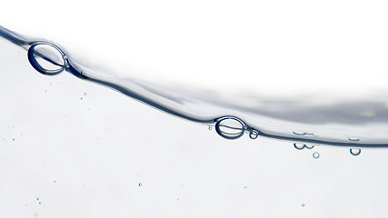 Image showing wave and bubbles