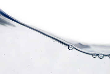 Image showing wave and bubbles