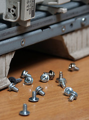 Image showing Computer screws