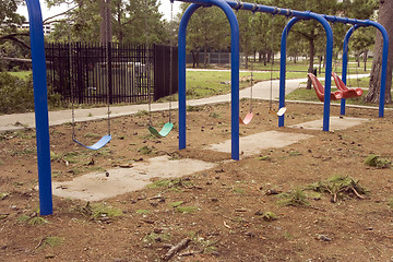 Image showing Swings