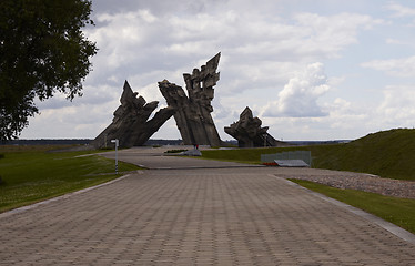 Image showing Memorial-monument in Kaunas IX fort