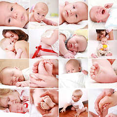 Image showing Baby and pregnancy collage