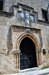 Image showing Old fortress door