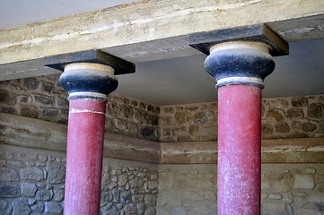 Image showing Archaeological site of Knossos. Minoan Palace. Crete.