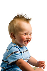 Image showing Baby Boy Portrait Isolated