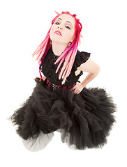 Image showing pink hair girl