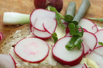 Image showing Radish bread