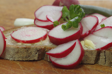 Image showing Radish bread