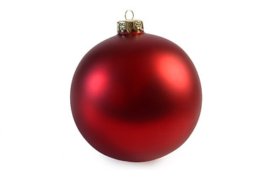 Image showing Red chrismas ball