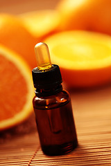 Image showing orange essential oil