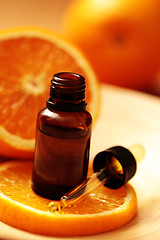 Image showing orange essential oil