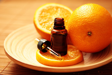 Image showing orange essential oil