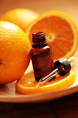 Image showing orange essential oil