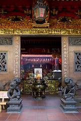 Image showing Entrance of Chinese temple in Ho Chi Minh City