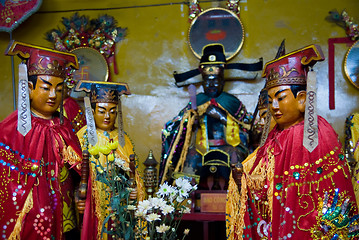 Image showing Wise men at Chinese temple in Vietnam