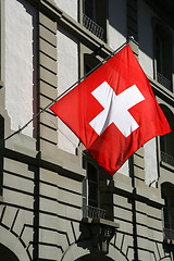 Image showing Swiss flag