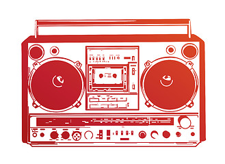 Image showing  boombox