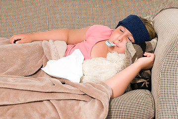 Image showing Sick Kid