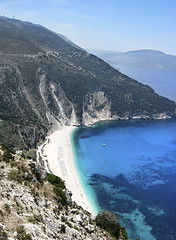 Image showing Scenic view of Myrtos beach 