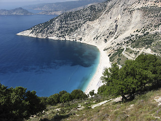 Image showing Scenic view of Myrtos beach