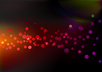 Image showing disco lights dots