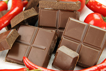 Image showing Chocolate And Chillies