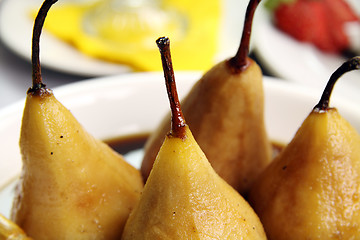 Image showing Poached Pears