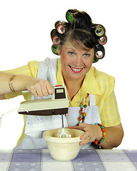 Image showing Mixing Housewife