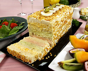 Image showing Salmon And Egg Loaf