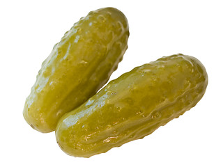 Image showing pickled cucumbers