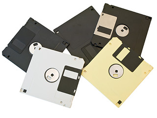 Image showing floppies discs