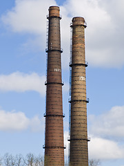 Image showing chimneys