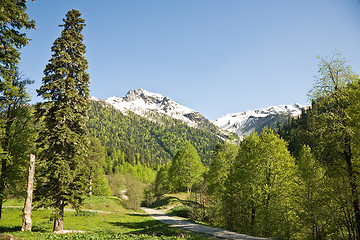 Image showing Mountain road