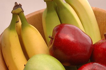 Image showing bananas apples green red 1