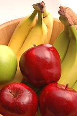 Image showing bananas apples green red 1