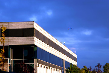 Image showing Sunrise by the Business Campus