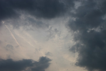 Image showing stormy  clouds