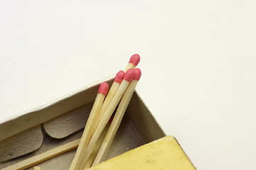 Image showing match sticks 