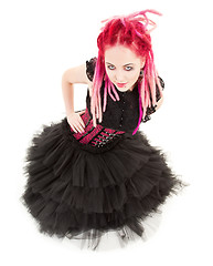 Image showing pink hair girl