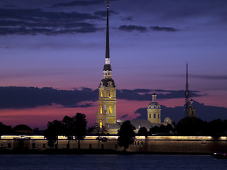 Image showing St. Petersburg at night