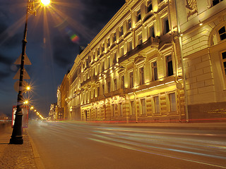 Image showing St. Petersburg at night HDR