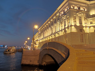 Image showing St. Petersburg at night HDR