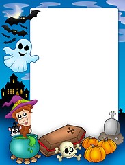 Image showing Halloween frame 1